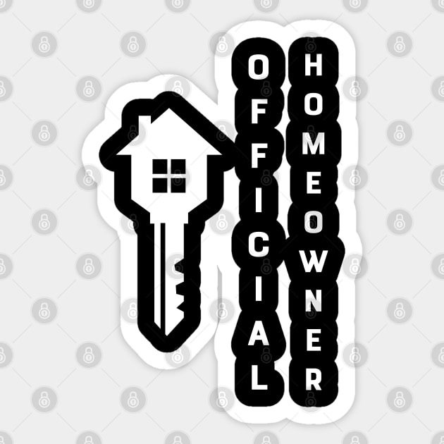 Official Homeowner Sticker by KC Happy Shop